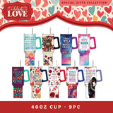 Valentine's Day Glass and Gift Assortment Floor Display - 57 Pieces Per Retail Ready Display 88573 KIPP BROTHERS