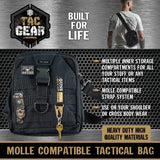 Mini MOLLE Tactical Sling Bag with Strap - 4 Pieces Per Retail Ready Display 25486 TAC GEAR