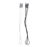 10FT Braided Sync and Charge Cable Assortment Floor Display - 24 Pieces Per Retail Ready Display Kit 88585 GADGET GEAR