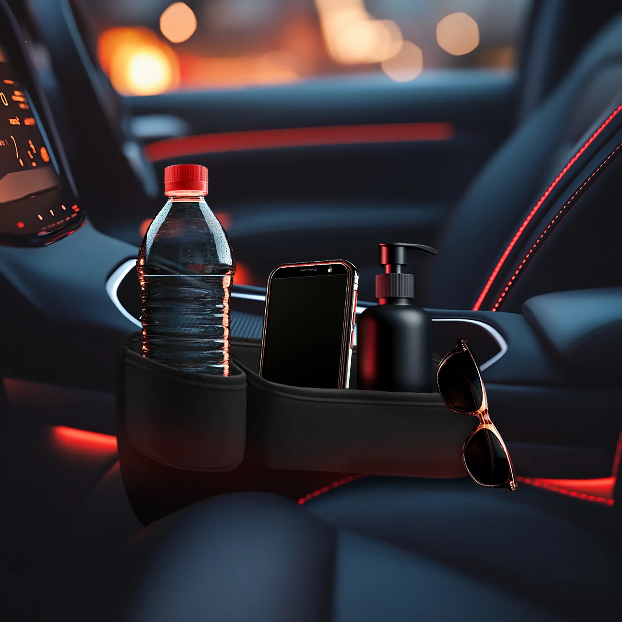 Seat Gap Filler Car Organizer - 6 Pieces Per Retail Ready Display 25804 CAR VIBEZ