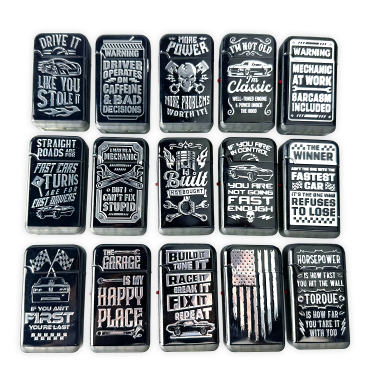 Big Bubba Dual Torch Foil Sticker Lighter - 15 Pieces Per Retail Ready Display 25837 SMOKEZILLA