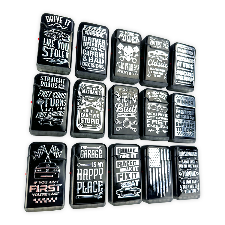 Big Bubba Dual Torch Foil Sticker Lighter - 15 Pieces Per Retail Ready Display 25837 SMOKEZILLA