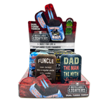 Patriotic Gearhead Dual Torch Lighter - 12 Pieces Per Retail Ready Display 25838 SMOKEZILLA