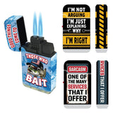 Patriotic Gearhead Dual Torch Lighter - 12 Pieces Per Retail Ready Display 25838 SMOKEZILLA