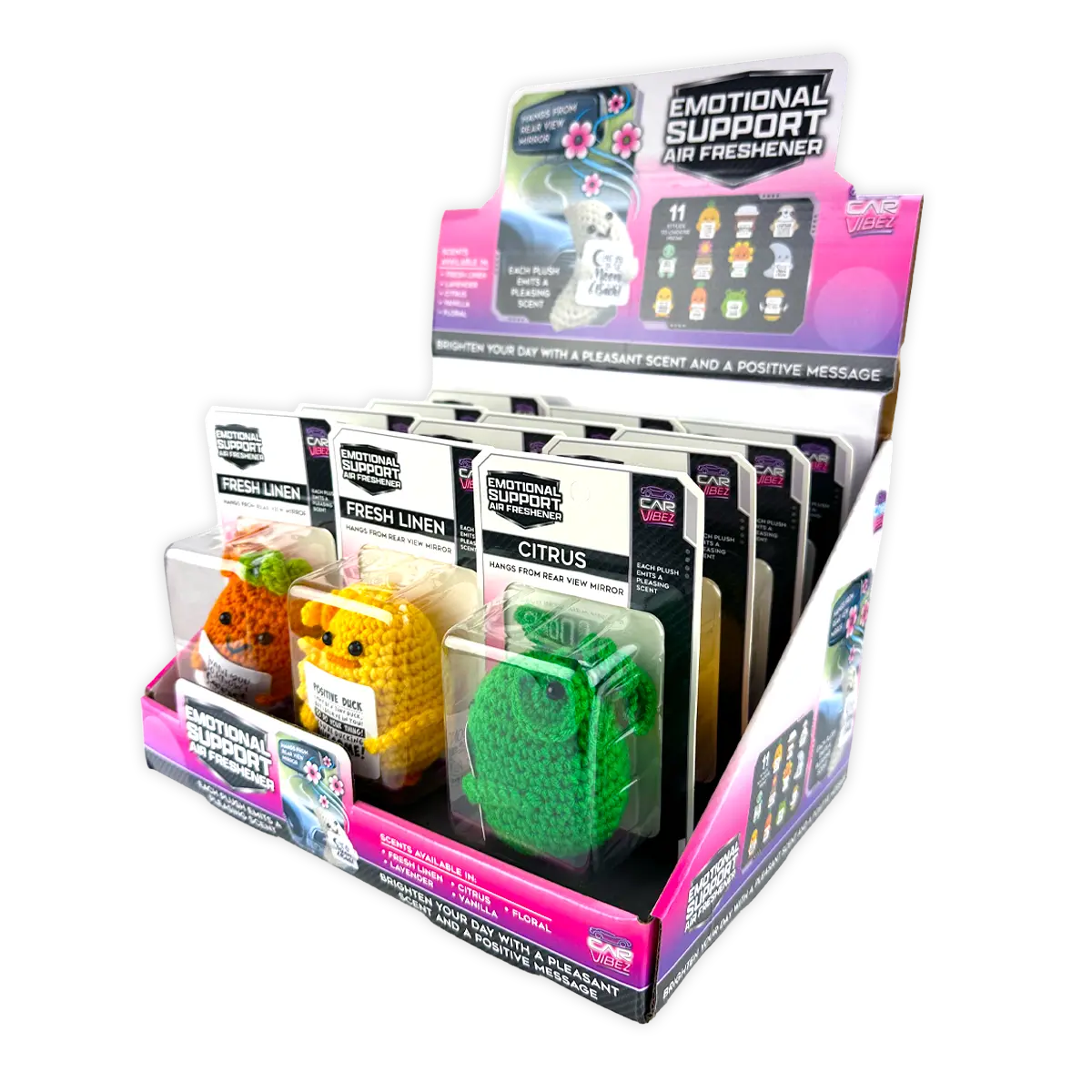 Emotional Support Air Freshener - 12 Pieces Per Retail Ready Display 25975 KIPP BROTHERS