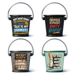 Printed Bucket Ashtray - 12 Pieces Per Retail Ready Display 26097 SMOKEZILLA