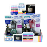 SipTrendz Coffee Cup Air Freshener - 12 Pieces Per Retail Ready Display 26233