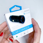 Car Charger with Dual USB / USB-C Ports 2.4 Amp -  5 Pieces Per Pack 26248 NOVELTY INC