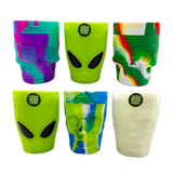 Silicone Glow in the Dark Butt Bucket Ashtray - 6 Pieces Per Retail Ready Display 26335