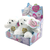 Emotional Support Angel Bear Plush Keychain - 6 Pieces Per Retail Ready Display 26445