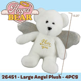 Emotional Support Angel Bear Plush Large - 4 Pieces Per Pack 26451