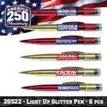Patriotic USA 250 Floor Display - 78 Pieces Per Retail Ready Display Kit 88626 NOVELTY INC