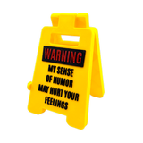 3D Standing Mood Caution Sign Assortment - 12 Pieces Per Retail Ready Display 26540