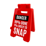 3D Standing Mood Caution Sign Assortment - 12 Pieces Per Retail Ready Display 26540