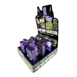 Sugar Skull Metal Flip Top Lighter - 12 Pieces Per Retail Ready Display 26548