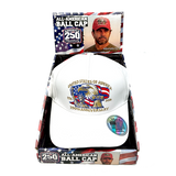 USA 250 Patriotic All-American Ball Cap Hat - 6 Pieces Per Retail Ready Display 26553