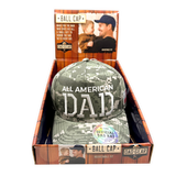 Patriotic Father's Day Ball Cap Hat - 6 Pieces Per Retail Ready Display 26554