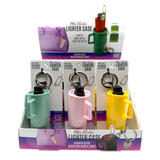 Mini Tumbler Lighter Case Keychain - 12 Pieces Per Retail Ready Display 26557