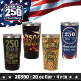 Patriotic USA 250 Floor Display - 58 Pieces Per Retail Ready Display Kit 88627