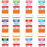 Moodscript Pill Notes - 12 unidades por expositor listo para venta al por menor 26615