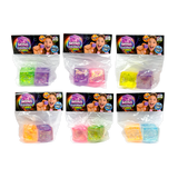 Fun Doh Mini Squishy Cube 2-Pack Set - 24 Sets Per Retail Ready Display 26673