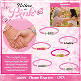 Believe in Pink Breast Cancer Awareness Hydration Impulse Assortment Floor Display - 75 Pieces Per Retail Ready Display Kit 88632