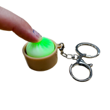 Fun Doh Dumpling Click Light-Up Keychain - 12 Pieces Per Retail Ready Display 26723