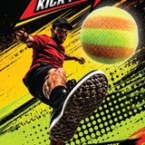Kick Drop Glow-in-the-Dark Foot Bag Game - 12 Pieces Per Retail Ready Display 26784