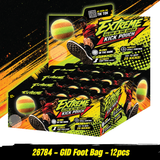 Kick Drop Glow-in-the-Dark Foot Bag Game - 12 Pieces Per Retail Ready Display 26784