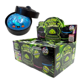 Fun Doh Squishy Glow-in-the-Dark Mystery Dumpling Black Steamer Toy - 12 Pieces Per Retail Ready Display 26788