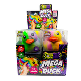 Fun Doh™ SquishZilla™ Mega Stretchy Squishy Tie Dye Duck - 8 Pieces Per Retail Ready Display 26811