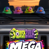 Fun Doh SquishZilla Mega Squishy Tie Dye Duck - 8 Pieces Per Retail Ready Display 26811