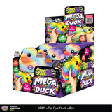 Fun Doh SquishZilla Mega Squishy Tie Dye Duck - 8 Pieces Per Retail Ready Display 26811