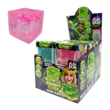 Fun Doh Glow-in-the-Dark Squish and Squeeze Slow-Release Fun Cube Toy - 12 Pieces Per Retail Ready Display 26847