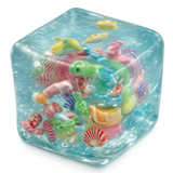 Fun Doh Squishy Charm Cube - 12 Pieces Per Retail Ready Display 26848