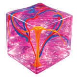 Fun Doh Squishy Charm Cube - 12 Pieces Per Retail Ready Display 26848