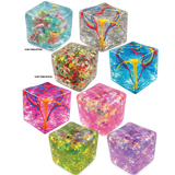 Fun Doh Squishy Charm Cube - 12 Pieces Per Retail Ready Display 26848