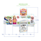 Fun Doh Squishy Charm Cube - 12 Pieces Per Retail Ready Display 26848