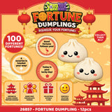 Fun Doh SquishZilla Fortune Cookie Dumpling Toy - 12 Pieces Per Retail Ready Display 26857
