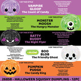Fun Doh SquishZilla Spooky Steamers Dumpling Toy - 12 Pieces Per Retail Ready Display 26858
