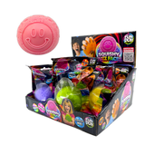 Fun Doh Fuzz Face Squishy Slow-Release Toy - 12 Pieces Per Retail Ready Display 26862