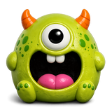Fun Doh SquishZilla Jumbo Mash Monsters Squishy Toy - 6 Pieces Per Retail Ready Display 26863