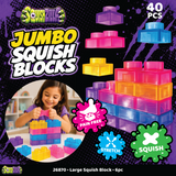 Fun Doh SquishZilla Large Squish Blocks - 6 Pieces Per Retail Ready Display 26870
