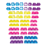 Fun Doh SquishZilla Large Squish Blocks - 6 Pieces Per Retail Ready Display 26870