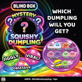 Fun Doh Blind Box Mystery Steamer Squishy Dumpling - 12 Pieces Per Retail Ready Display 26876
