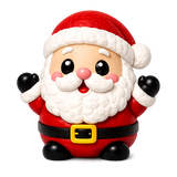 Fun Doh™ Squishmas Mega Stretchy Squishy Toy Christmas Characters - 8 Pieces Per Retail Ready Display 26923