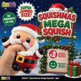 Fun Doh™ Squishmas Mega Stretchy Squishy Toy Christmas Characters - 8 Pieces Per Retail Ready Display 26923