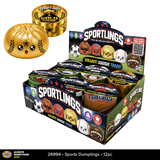 Fun Doh Sports Dumpling Squish Toy - 12 Pieces Per Retail Ready Display 26994