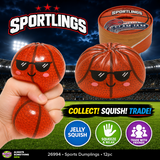 Fun Doh Sports Dumpling Squish Toy - 12 Pieces Per Retail Ready Display 26994