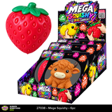 SquishZilla™ 6" Mega Stretchy Squishies - 6 Pieces Per Retail Ready Display 27038